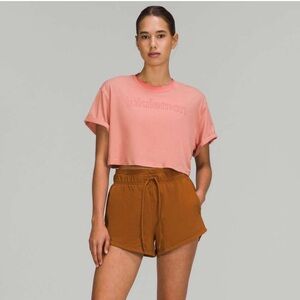 Lululemon Inner Glow 3” Short in Copper Brown